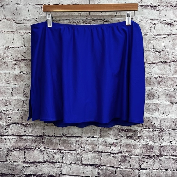 Coco Reef Blue Swim Skort - Picture 1 of 11
